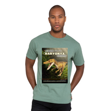 Load image into Gallery viewer, DinoEncounters Baryonyx Augmented Reality Dinosaur Men's T-shirt!
