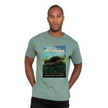 Load image into Gallery viewer, DinoEncounters Ankylosaurus Augmented Reality Dinosaur Men's T-shirt!