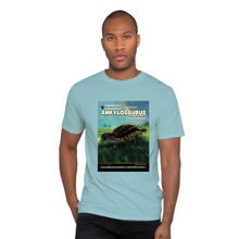 Load image into Gallery viewer, DinoEncounters Ankylosaurus Augmented Reality Dinosaur Men's T-shirt!