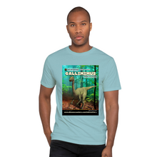 Load image into Gallery viewer, DinoEncounters Gallimimus Augmented Reality Dinosaur Men's T-shirt!