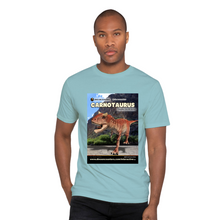 Load image into Gallery viewer, DinoEncounters Carnataurus Augmented Reality Dinosaur Men&#39;s T-shirt!

