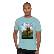 Load image into Gallery viewer, DinoEncounters Stegosaurus Augmented Reality Dinosaur Men's T-shirt!