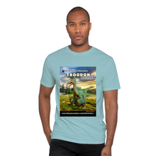 Load image into Gallery viewer, DinoEncounters Troodon  Augmented Reality Dinosaur Men's T-shirt!