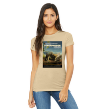 Load image into Gallery viewer, DinoEncounters Dimorphodon Augmented Reality Dinosaur Women's Fitted T-shirt