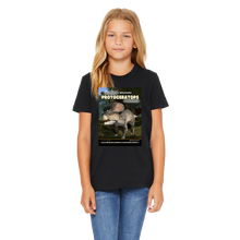 Load image into Gallery viewer, DinoEncounters Protoceratops Augmented Reality Dinosaur Youth T-Shirt