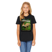 Load image into Gallery viewer, DinoEncounters Parasaurolophus Augmented Reality Dinosaur Youth T-Shirt