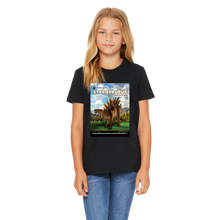 Load image into Gallery viewer, DinoEncounters Stegosaurus Augmented Reality Dinosaur Youth T-Shirt