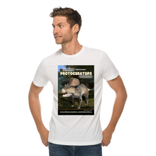 Load image into Gallery viewer, DinoEncounters Protoceratops Augmented Reality Dinosaur Men's T-shirt!
