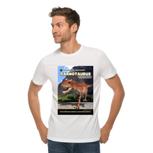 Load image into Gallery viewer, DinoEncounters Carnataurus Augmented Reality Dinosaur Men's T-shirt!