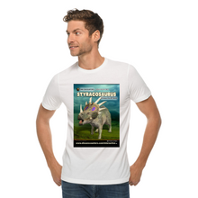 Load image into Gallery viewer, DinoEncounters Styracosaurus Augmented Reality Dinosaur Men's T-shirt!
