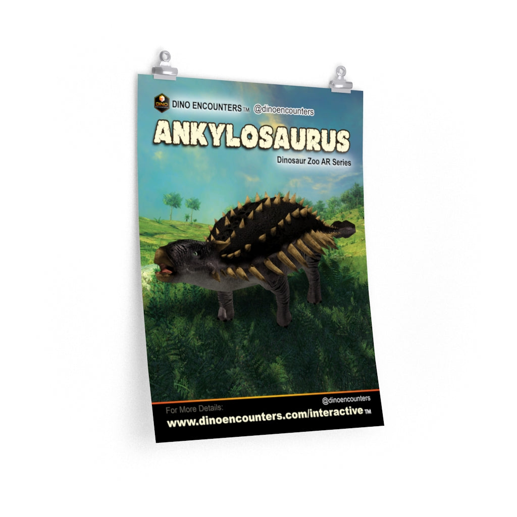 Ankylosaurus Dinosaur Poster
