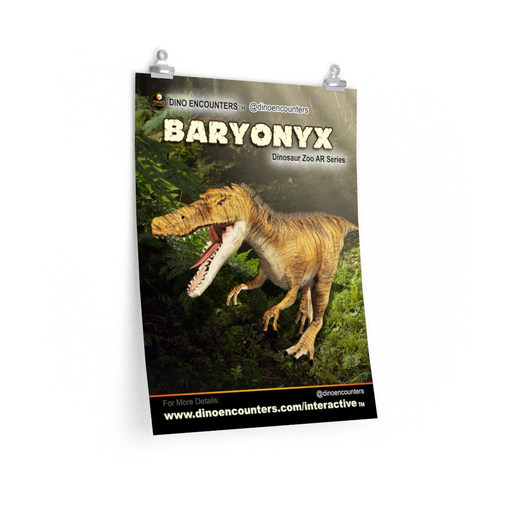 Baryonyx Dinosaur Poster