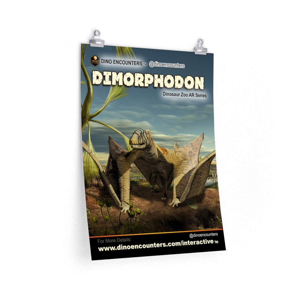Dimorphodon Dinosaur Poster