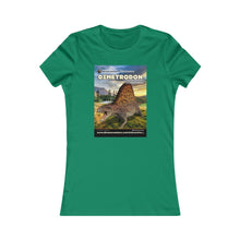Load image into Gallery viewer, DinoEncounters Dimetrodon Augmented Reality Dinosaur Women's Fitted T-shirt
