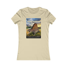 Load image into Gallery viewer, DinoEncounters Dimetrodon Augmented Reality Dinosaur Women's Fitted T-shirt
