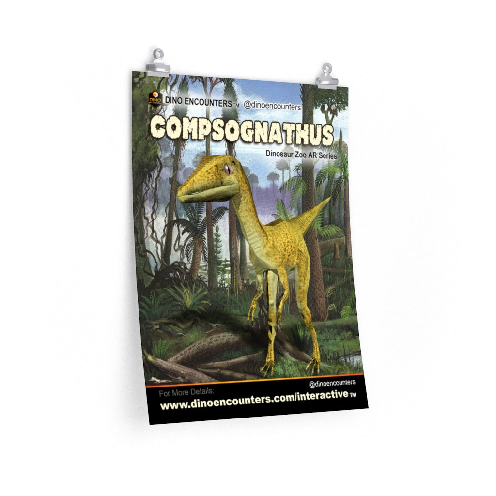 Compsognathus Dinosaur Poster