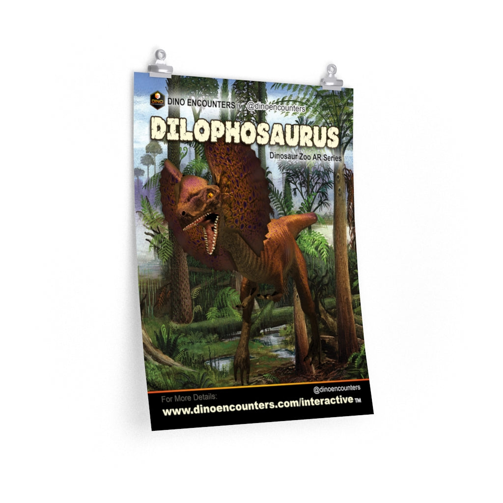 Dilophosaurus Dinosaur Poster