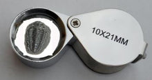 Load image into Gallery viewer, Paleontologist Magnifier Loupe 10X by 21mm
