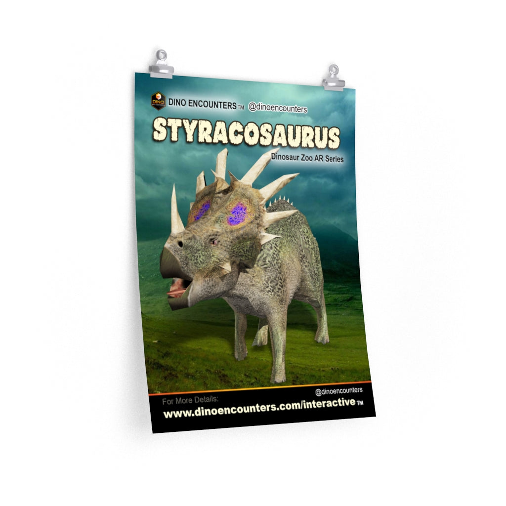 Styracosaurus Dinosaur Poster