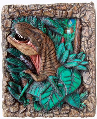 Tyrannosaurus rex 3D wall pannel