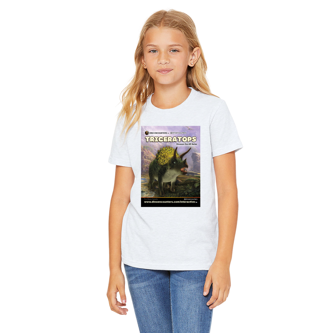 DinoEncounters Triceratops Augmented Reality Dinosaur Youth T-Shirt