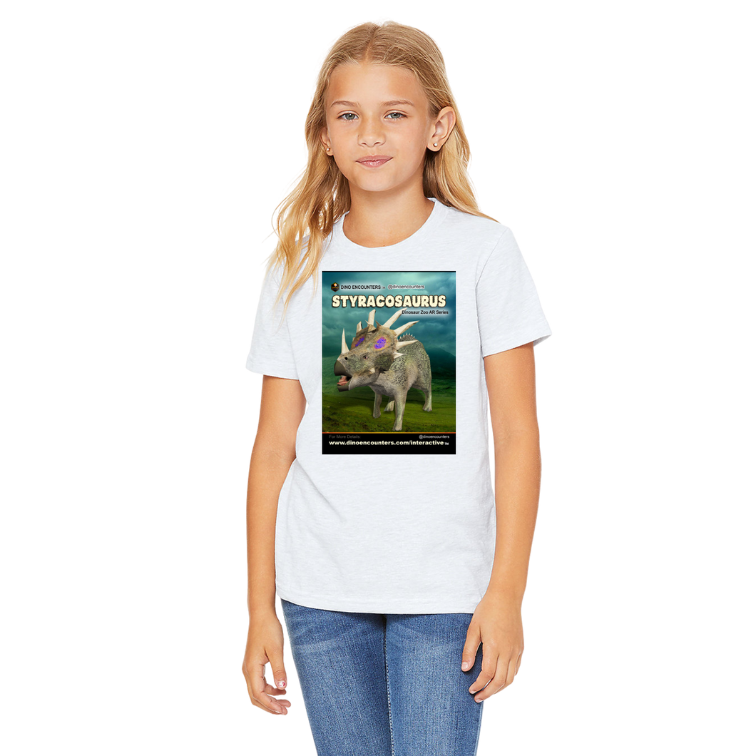 DinoEncounters Styracosaurus Augmented Reality Dinosaur Youth T-Shirt