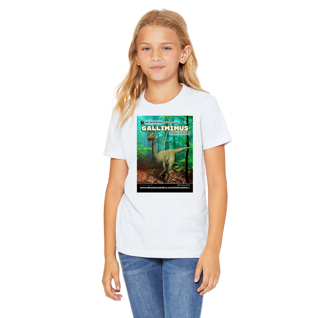 DinoEncounters Gallimimus Augmented Reality Dinosaur Youth T-Shirt