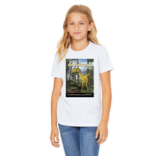 Load image into Gallery viewer, DinoEncounters Compsognathus Augmented Reality Dinosaur Youth T-Shirt
