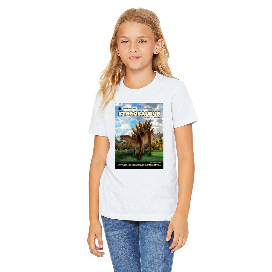 DinoEncounters Stegosaurus Augmented Reality Dinosaur Youth T-Shirt