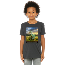 Load image into Gallery viewer, DinoEncounters Troodon Augmented Reality Dinosaur Youth T-Shirt
