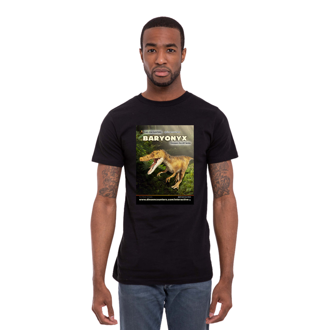 DinoEncounters Baryonyx Augmented Reality Dinosaur Men's T-shirt!