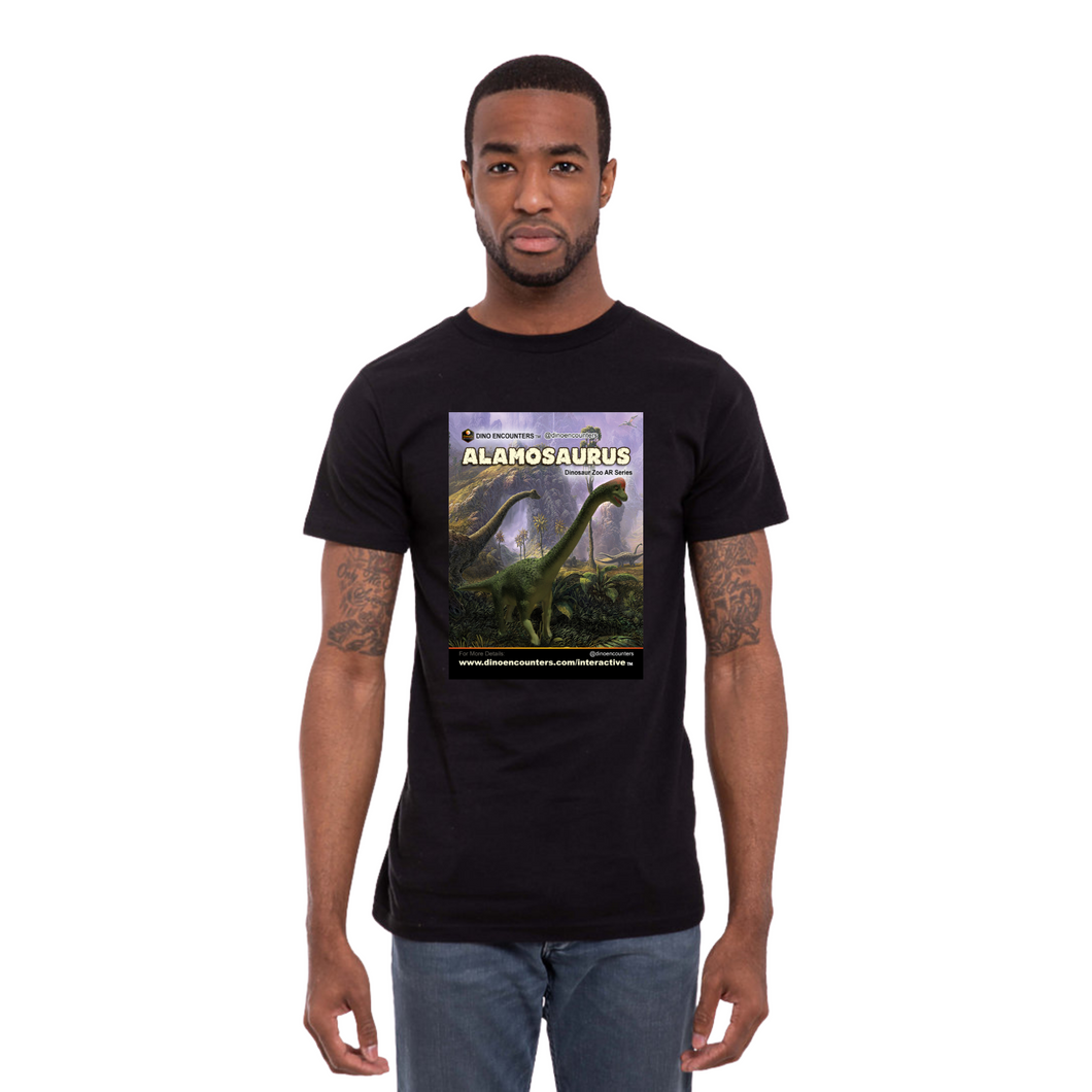 DinoEncounters Alamosaurus Augmented Reality Dinosaur  Men's T-shirt!
