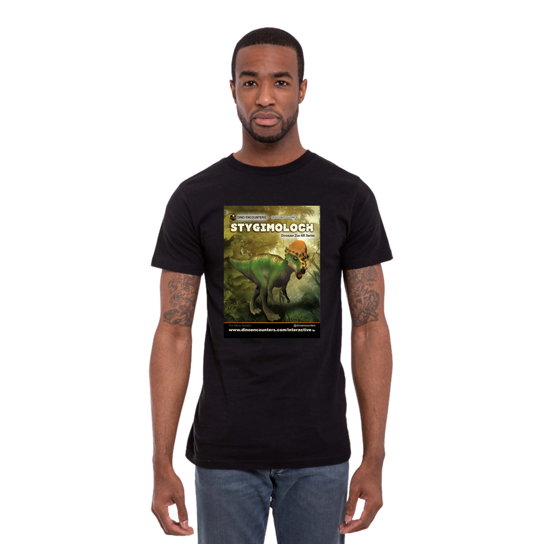 DinoEncounters Stygimoloch Augmented Reality Dinosaur Men's T-shirt!