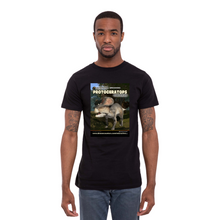 Load image into Gallery viewer, DinoEncounters Protoceratops Augmented Reality Dinosaur Men&#39;s T-shirt!
