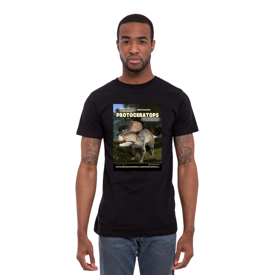 DinoEncounters Protoceratops Augmented Reality Dinosaur Men's T-shirt!