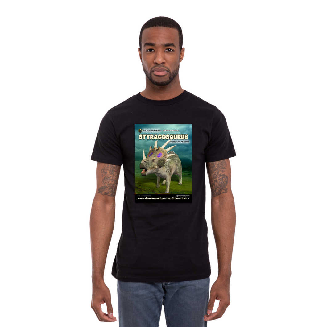 DinoEncounters Styracosaurus Augmented Reality Dinosaur Men's T-shirt!