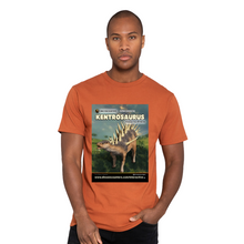 Load image into Gallery viewer, DinoEncounters Kentrosaurus Augmented Reality Dinosaur Men&#39;s T-shirt!
