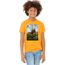 Load image into Gallery viewer, DinoEncounters Stegosaurus Augmented Reality Dinosaur Youth T-Shirt
