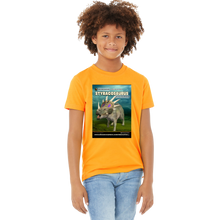 Load image into Gallery viewer, DinoEncounters Styracosaurus Augmented Reality Dinosaur Youth T-Shirt
