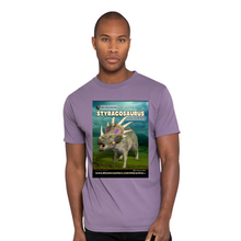 Load image into Gallery viewer, DinoEncounters Styracosaurus Augmented Reality Dinosaur Men&#39;s T-shirt!
