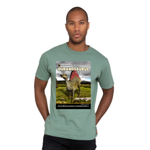 Load image into Gallery viewer, DinoEncounters Ouranosaurus Augmented Reality Dinosaur Men&#39;s T-shirt!
