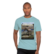 Load image into Gallery viewer, DinoEncounters Spinosaurus Augmented Reality Dinosaur Men&#39;s T-shirt!
