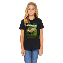 Load image into Gallery viewer, DinoEncounters Parasaurolophus Augmented Reality Dinosaur Youth T-Shirt
