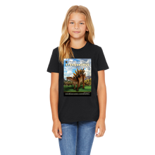 Load image into Gallery viewer, DinoEncounters Stegosaurus Augmented Reality Dinosaur Youth T-Shirt
