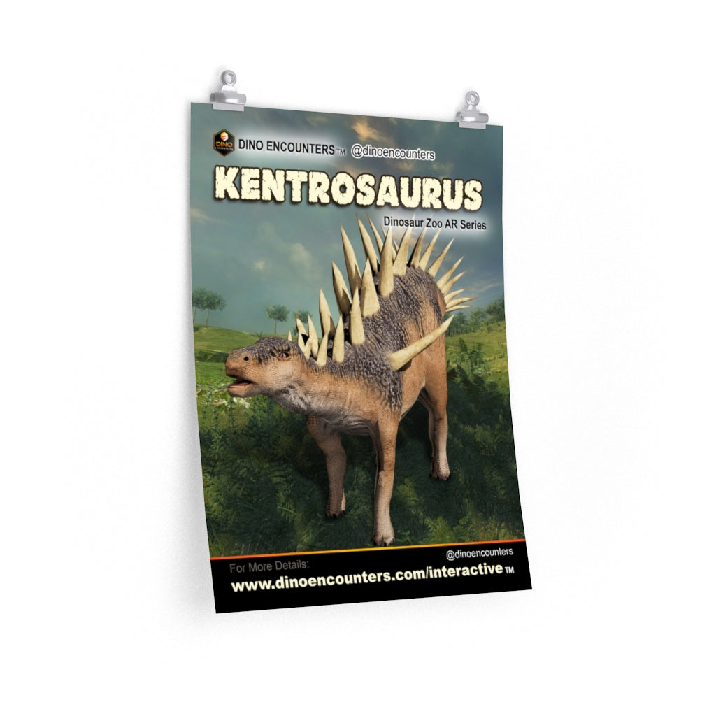 Kentrosaurus Dinosaur Poster