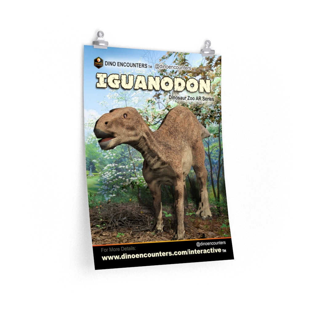 Iguanodon Dinosaur Poster