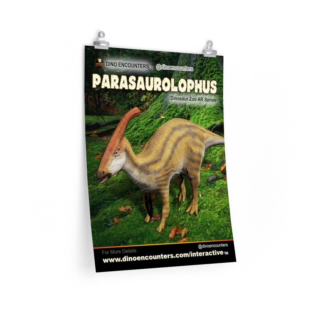 Parasaurolophus Dinosaur Poster